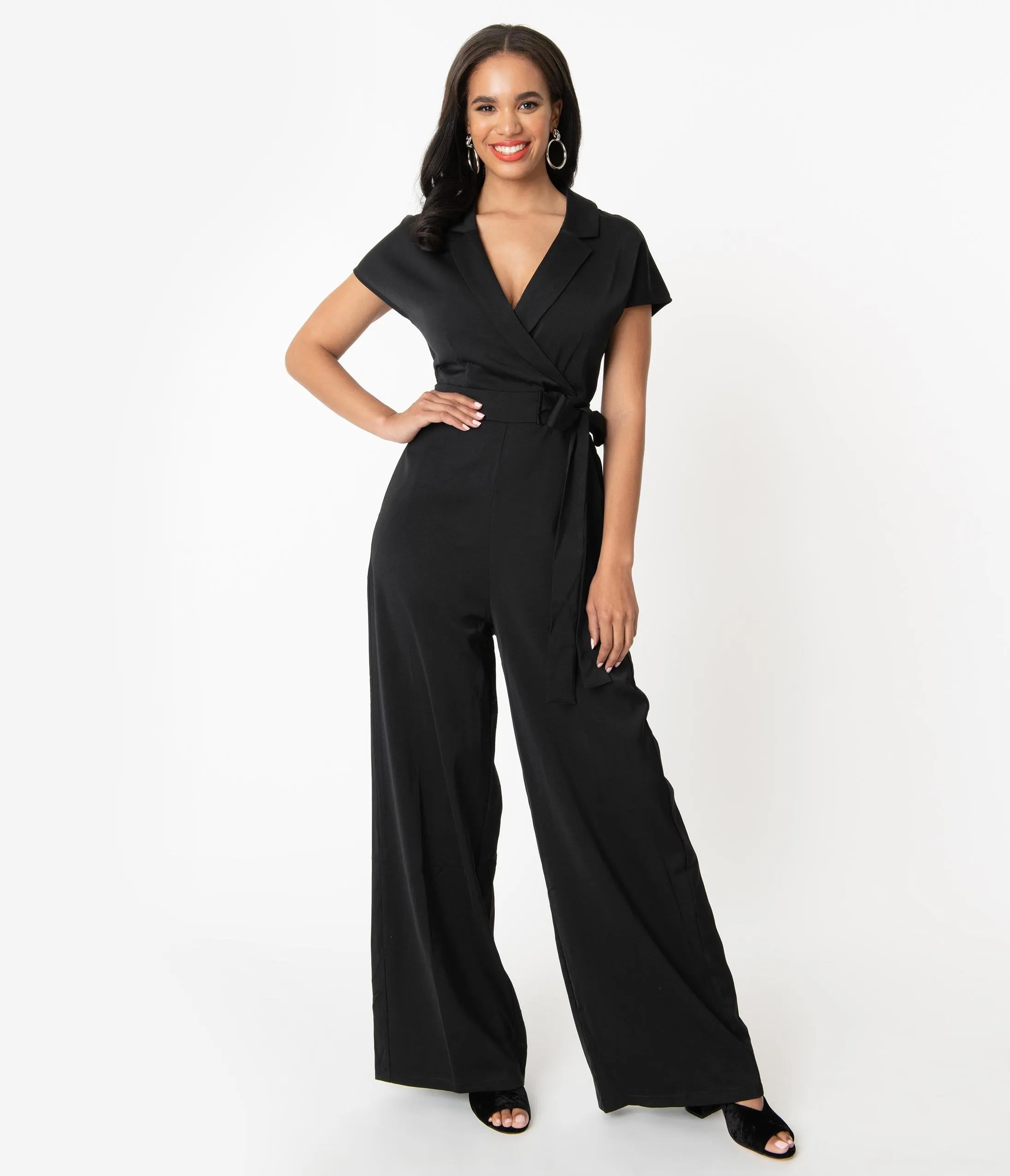 1970s Style Black Occasion Jumpsuit