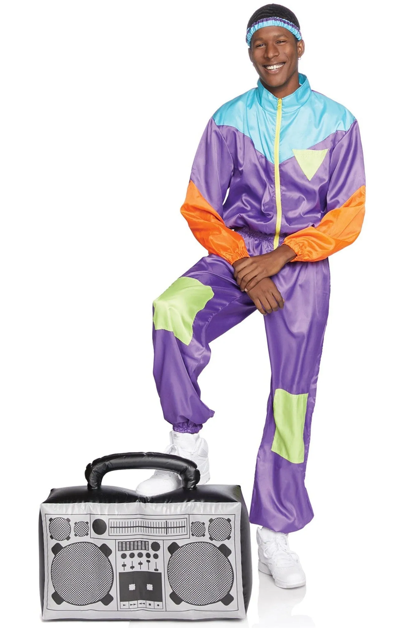 2 Piece Awesome 80s Track Suit