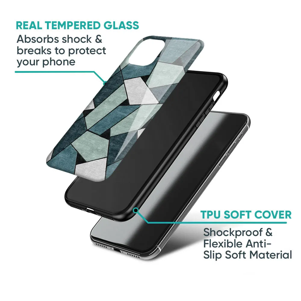 Abstact Tiles Glass Case for Motorola Edge 30 Ultra