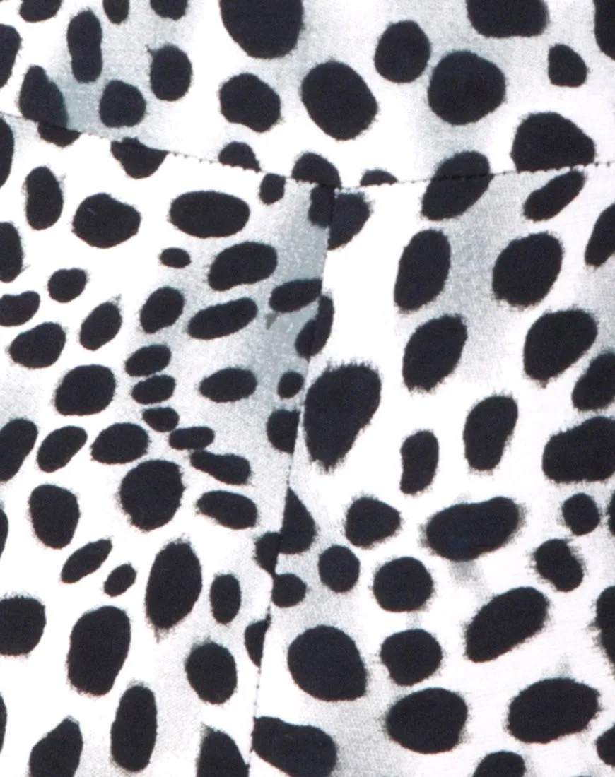 Acro Unitard in Dalmatian