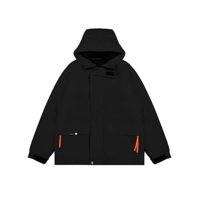 American Street Windproof Hooded Cotton Suit