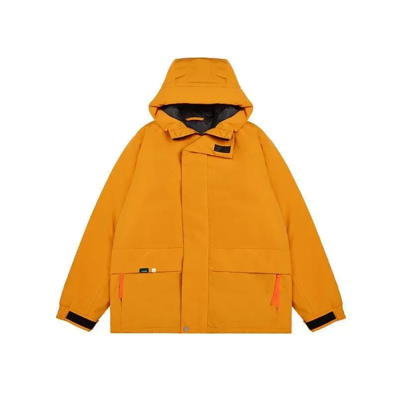 American Street Windproof Hooded Cotton Suit