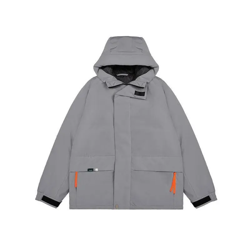 American Street Windproof Hooded Cotton Suit