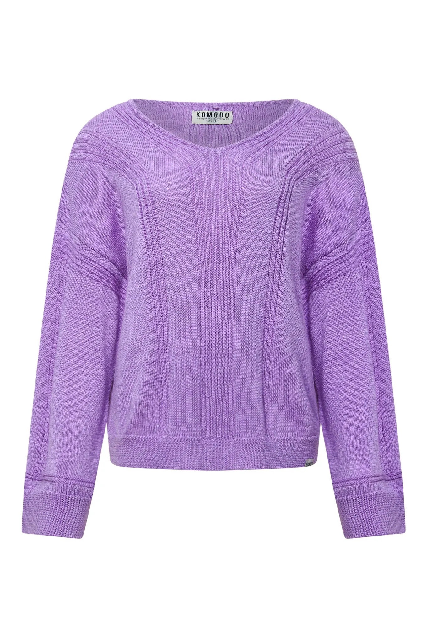 ANYA  Fine Merino Wool Jumper - Lavender