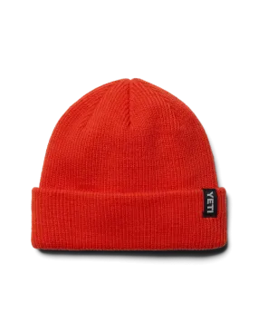 Badge Beanie in Orange