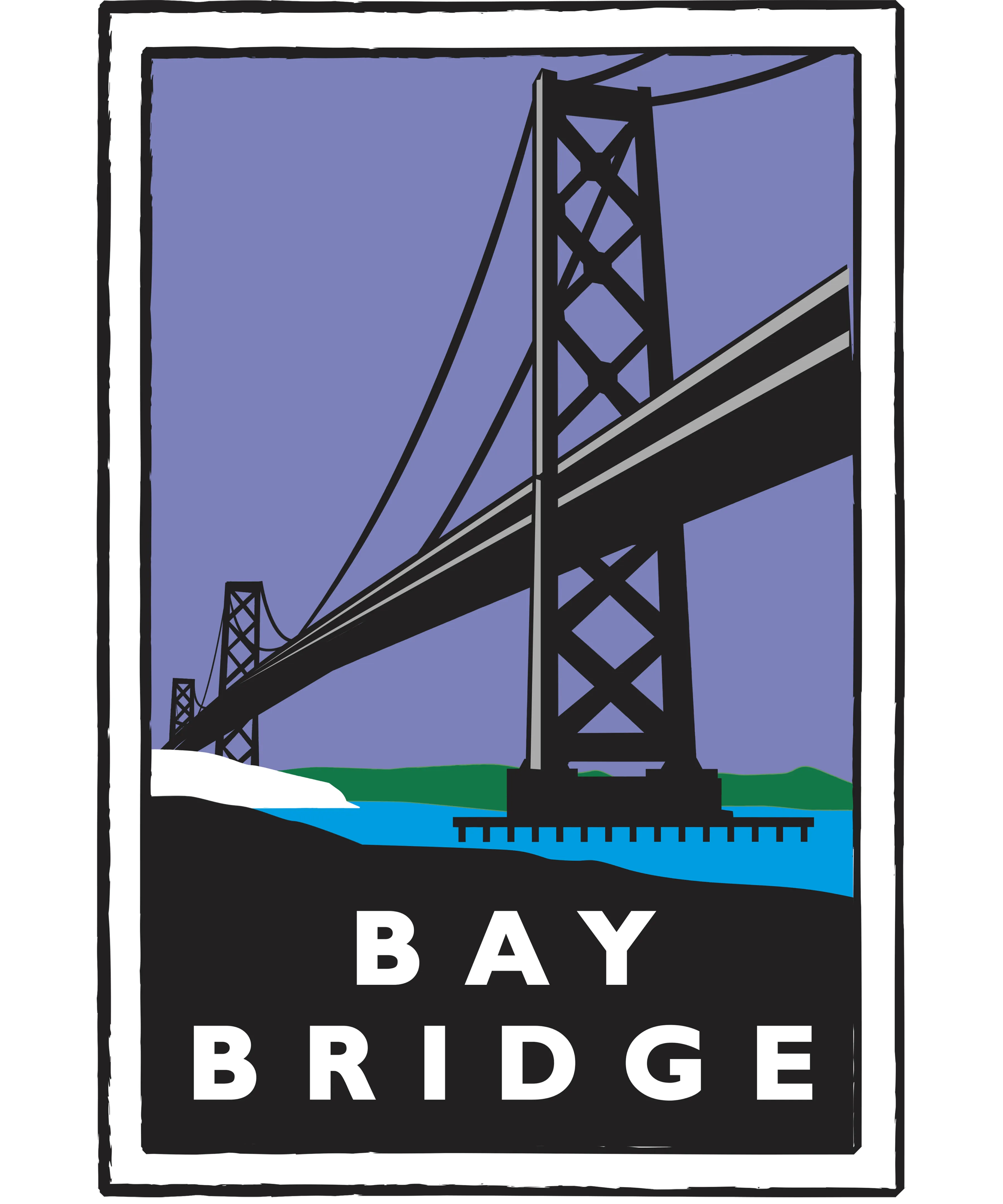 BAY BRIDGE MEN'S HOODIE