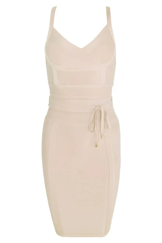 Bek Bandage Dress - Cream