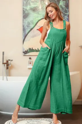 BiBi Me Green | Wide Leg Jumpsuit | Rubies   Lace