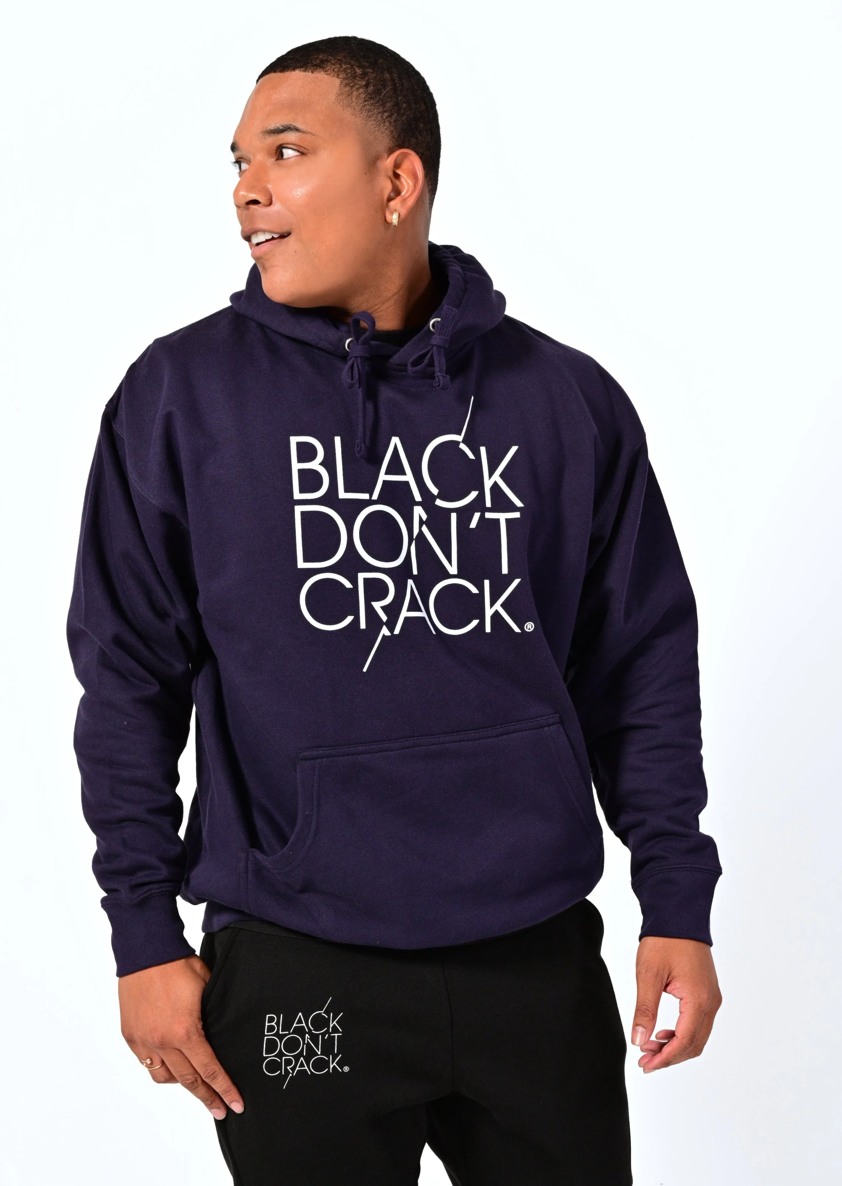 Black Don't Crack Sweatshirt Pullover Hoodie