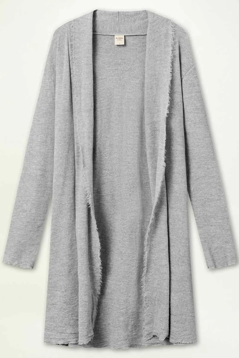 Blusbar Long Cardigan Stone