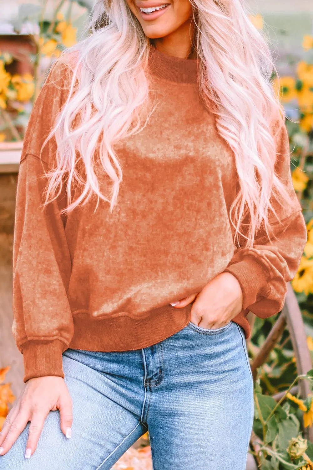 Bohemian-Style Long Sleeve Top