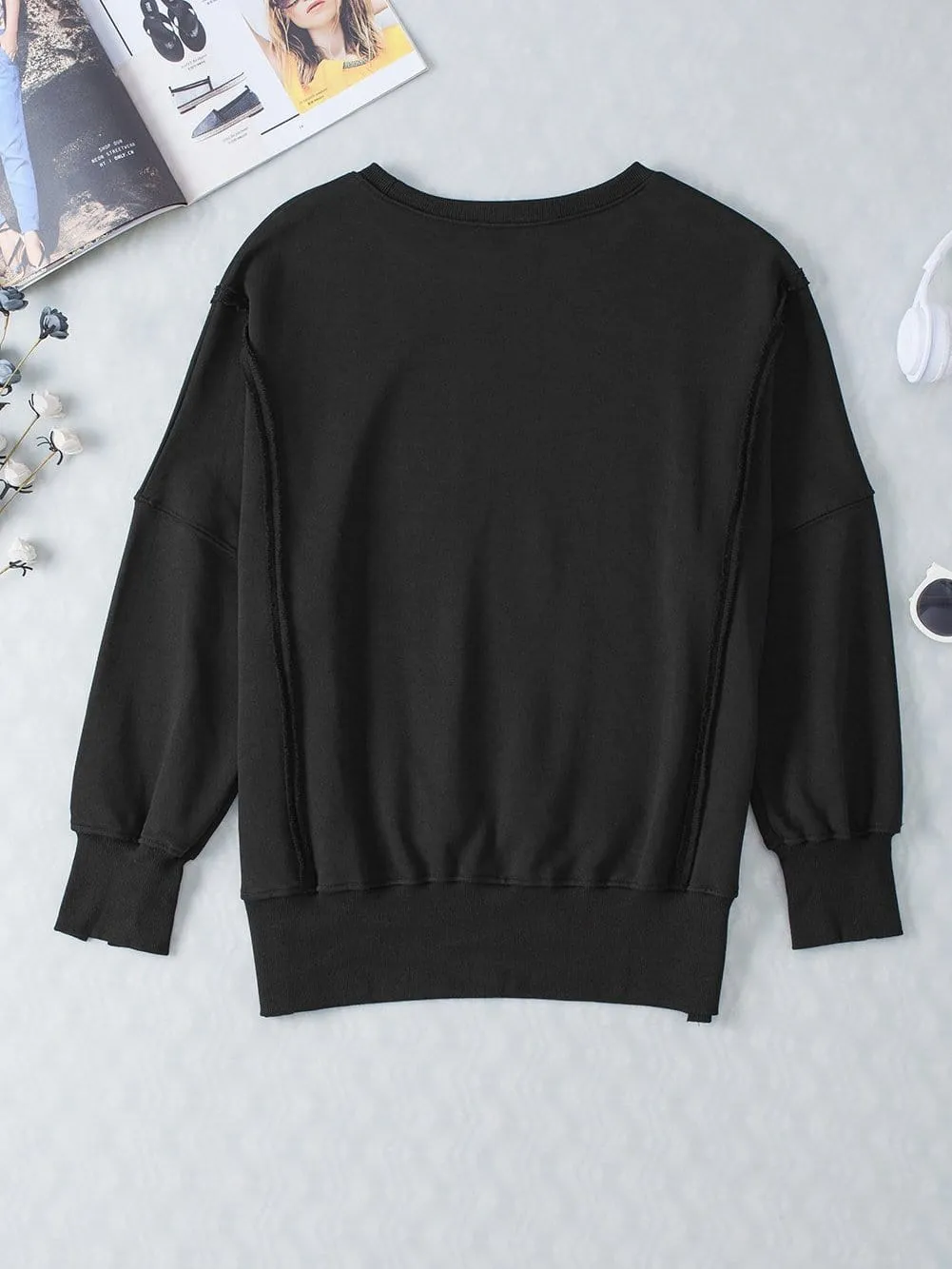 Bohemian-Style Long Sleeve Top