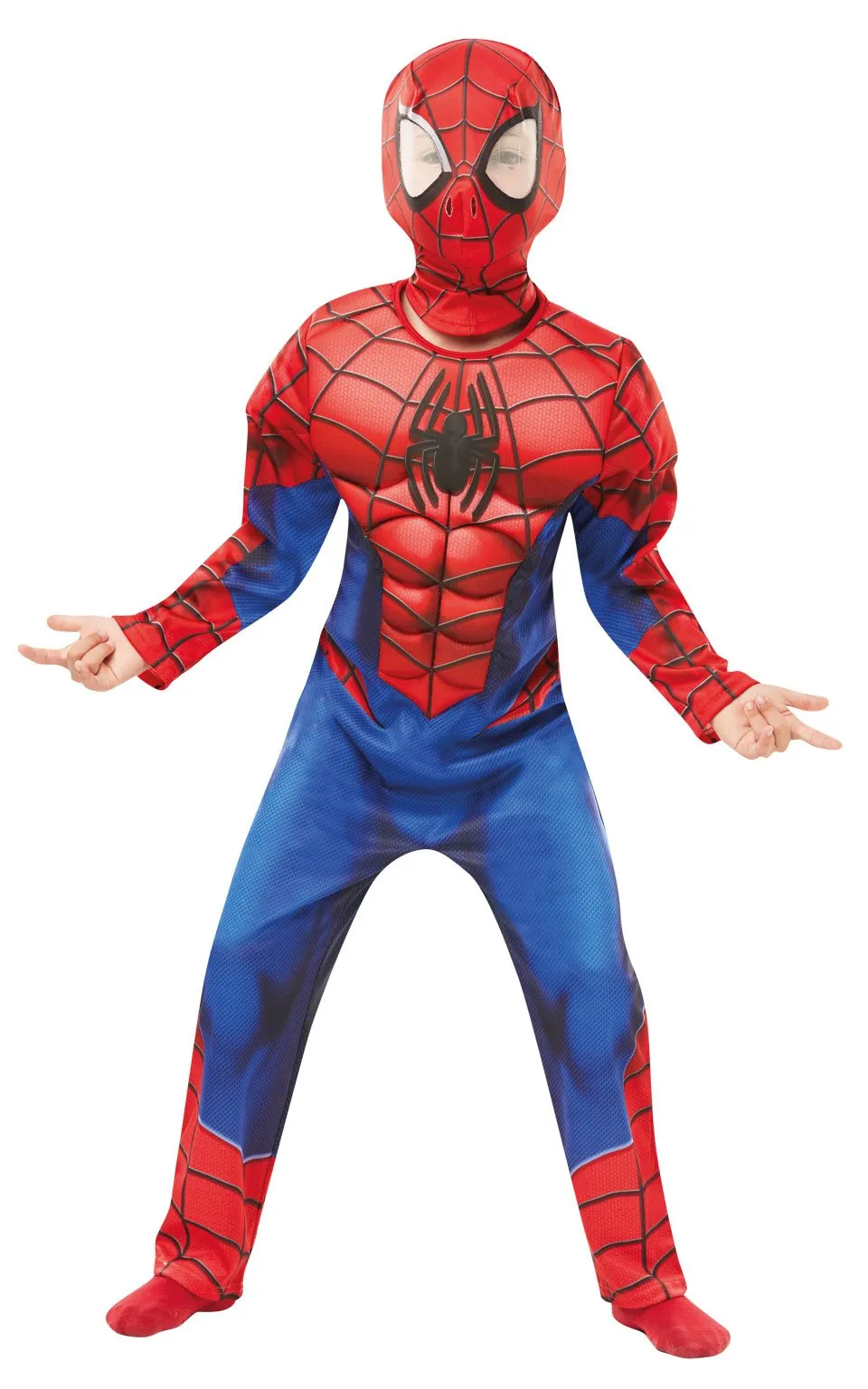 Boys Deluxe Spiderman Costume