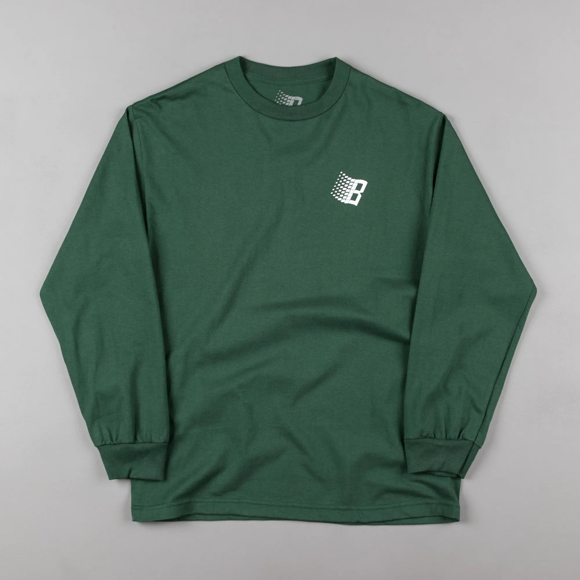 Bronze 56K Bronze Logo Long Sleeve T-Shirt - Forest Green / White