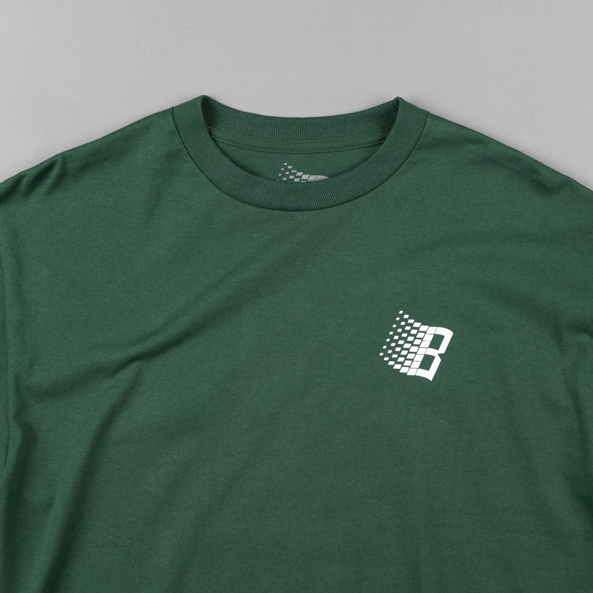 Bronze 56K Bronze Logo Long Sleeve T-Shirt - Forest Green / White