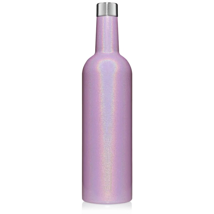 BruMate Winesulator 25oz Wine Canteen Glitter Violet