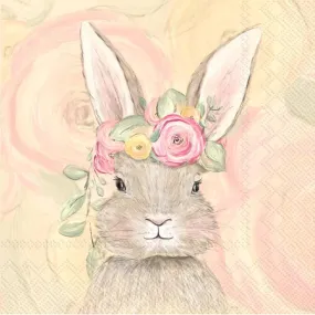 Bunny Flower Crown Napkins