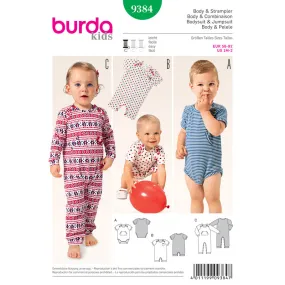 BURDA - 9384 Child Jumpsuit