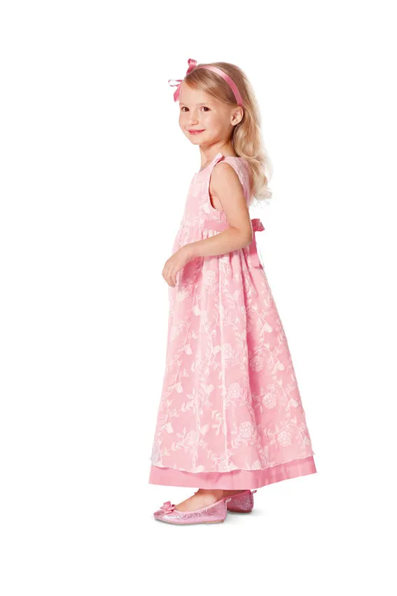 Burda 9460 Girls' Dress and Jumpsuit Pattern