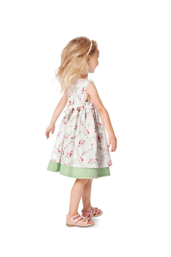 Burda 9460 Girls' Dress and Jumpsuit Pattern