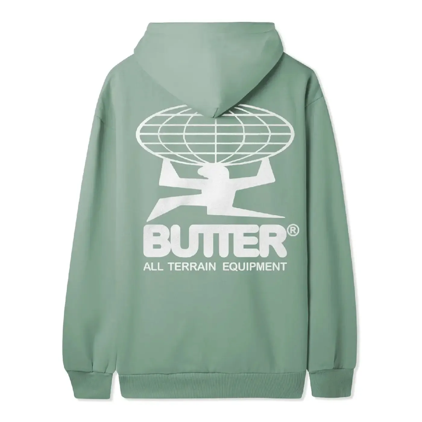 Butter Goods All Terrain Pullover Hoodie - Washed Jade