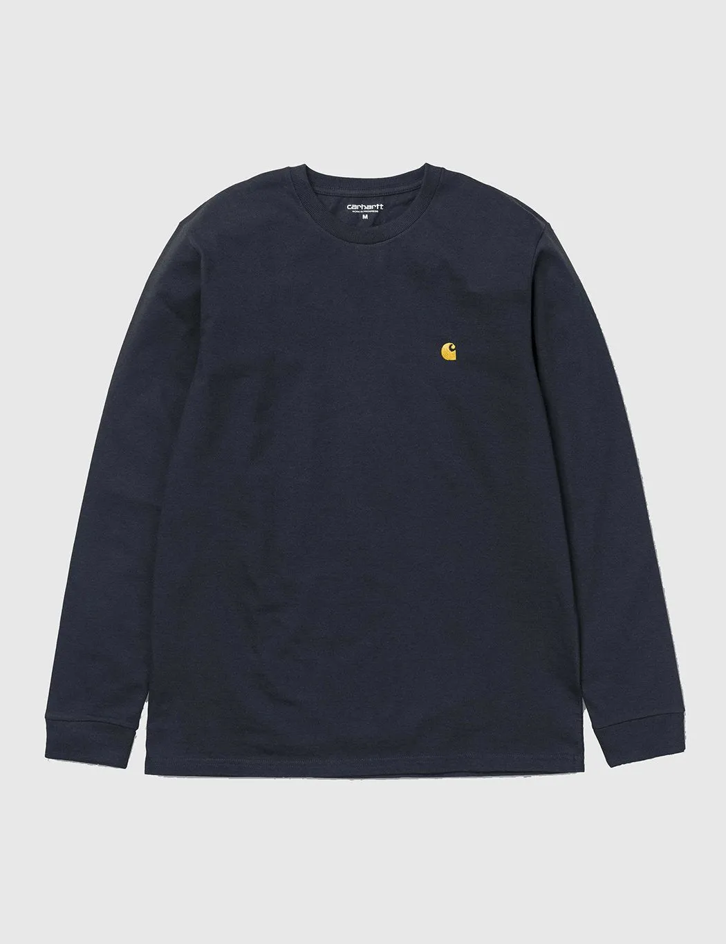 Carhartt Chase Long Sleeve T-Shirt - Dark Navy