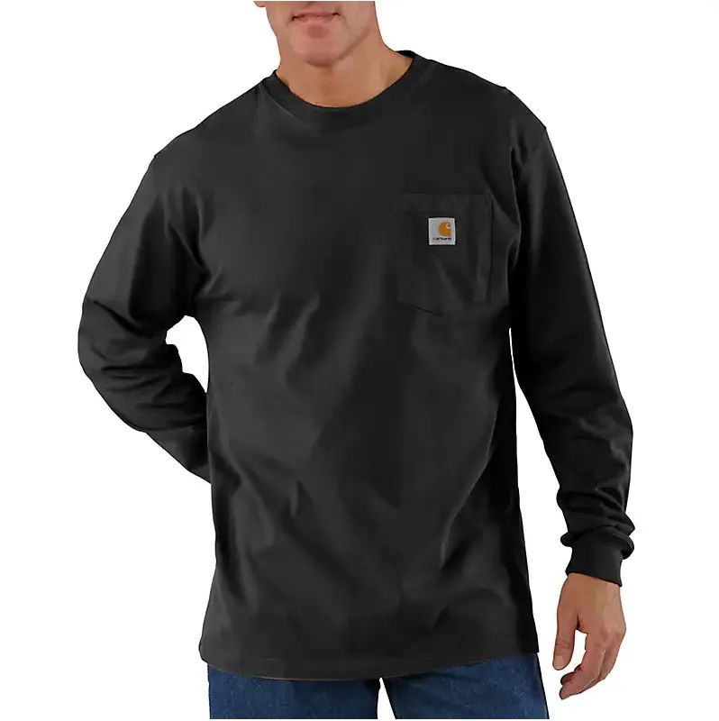 Carhartt - Men's Loose Fit Heavyweight Long Sleeve Pocket T-Shirt - K126