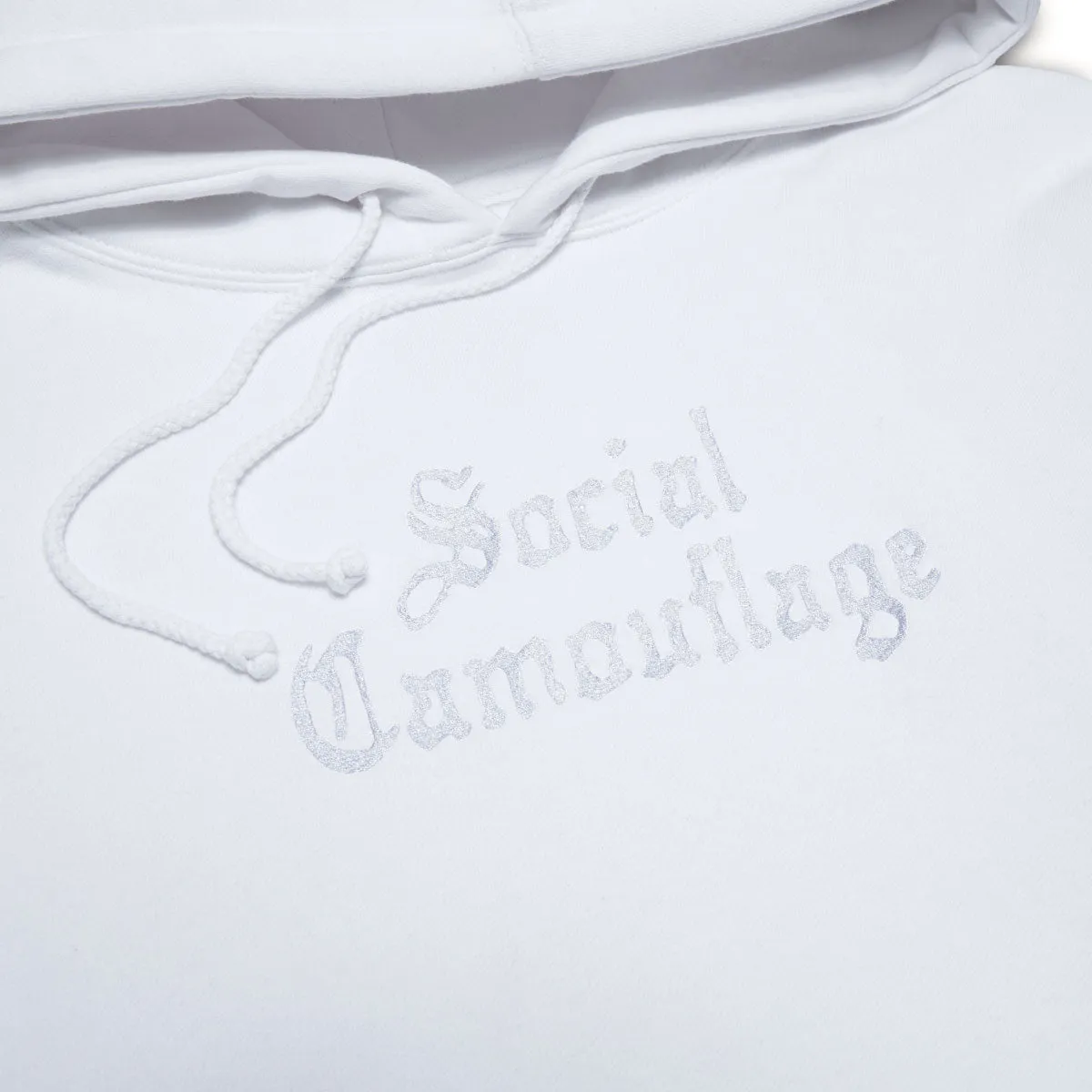 CCS Social Camouflage Embroidered Hoodie - White