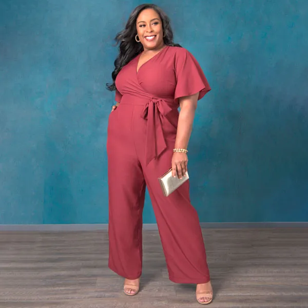 Charisma Crepe Jumpsuit - Sale!