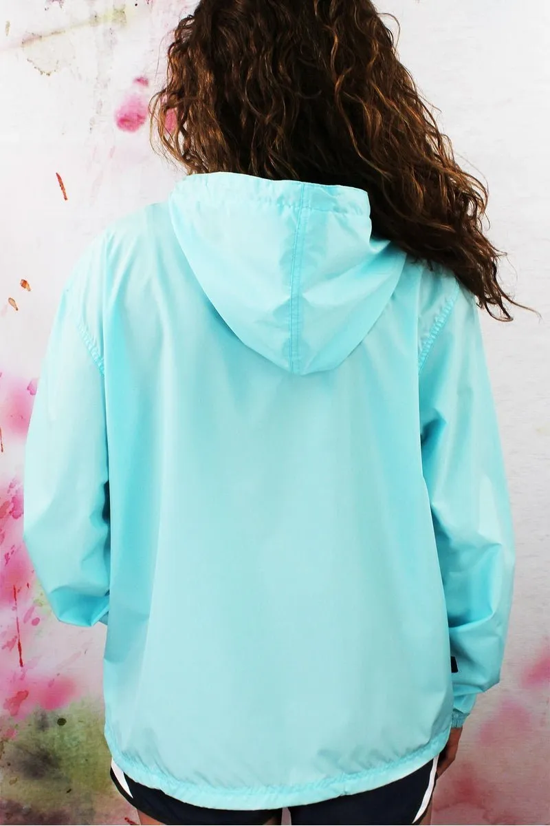 Charles River Lightweight Rain Pullover, Aqua *Customizable! (Wholesale Pricing N/A)