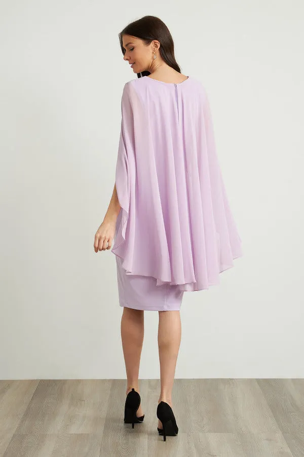 Chiffon Cape Dress