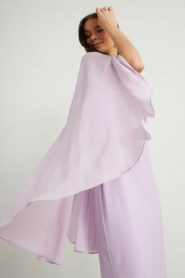 Chiffon Cape Dress