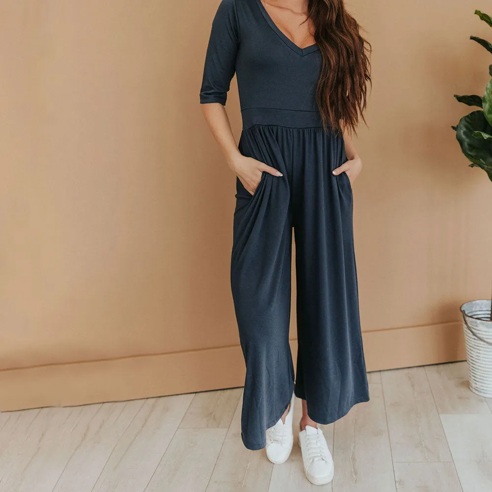 Coco Jumpsuit (Navy)