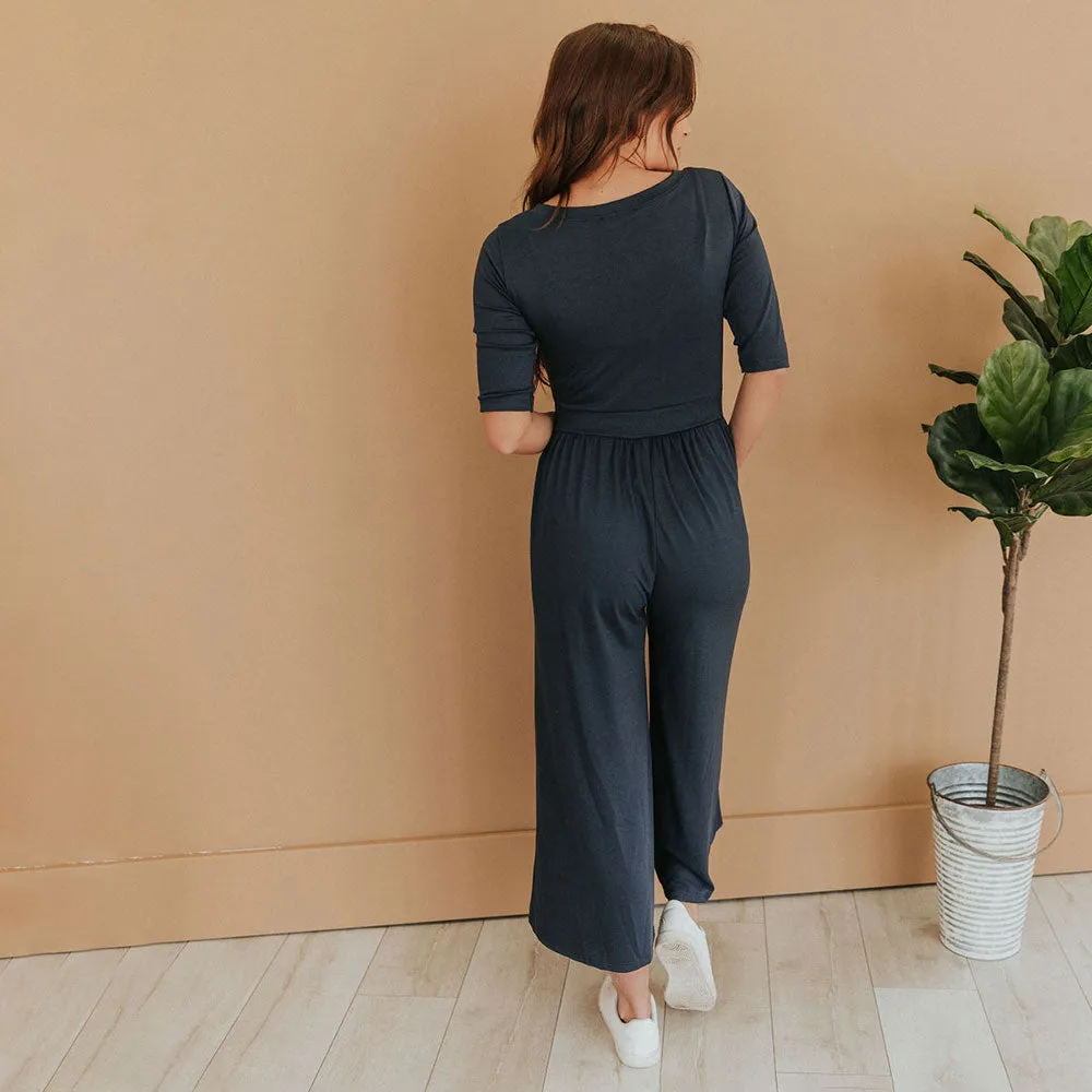 Coco Jumpsuit (Navy)