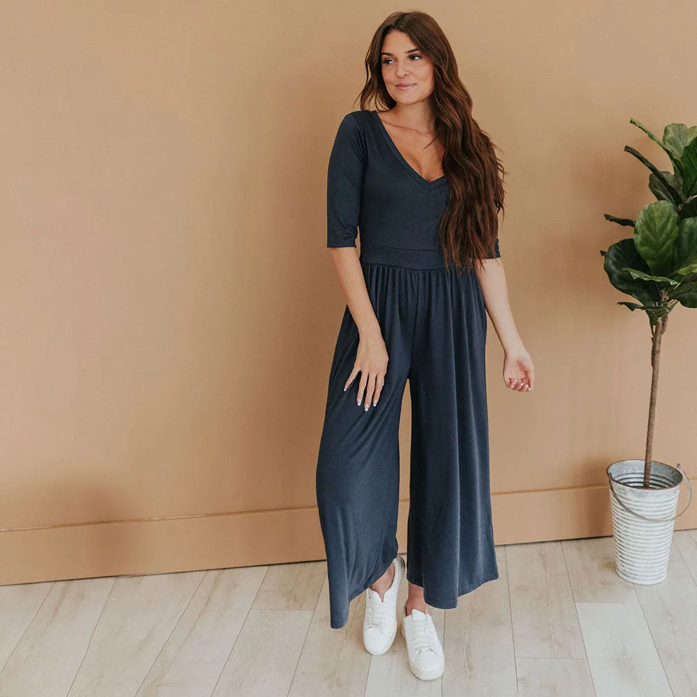 Coco Jumpsuit (Navy)