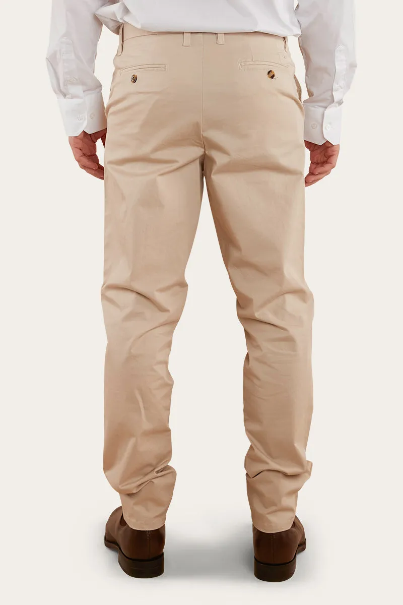 Collins Mens Regular Fit Chino Pant - Bone