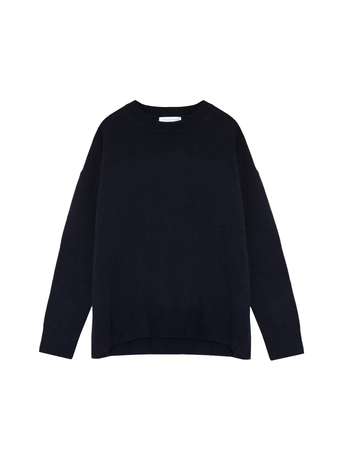 Core Oversized Crew Neck Wool/Cashmere Jumper