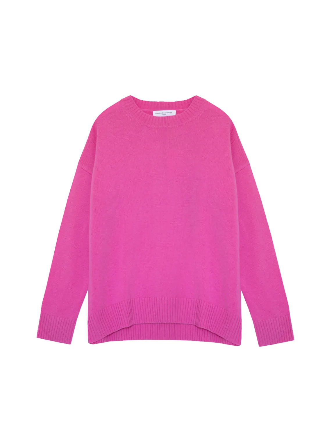 Core Oversized Crew Neck Wool/Cashmere Jumper