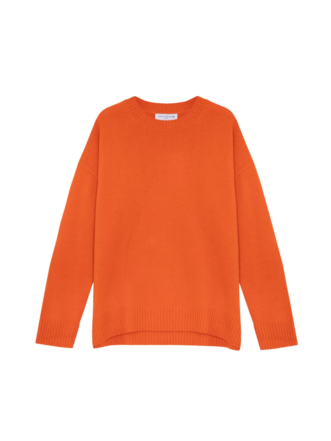 Core Oversized Crew Neck Wool/Cashmere Jumper