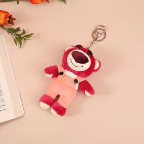 Cute Lotso Bear Soft-Toy Keychain.