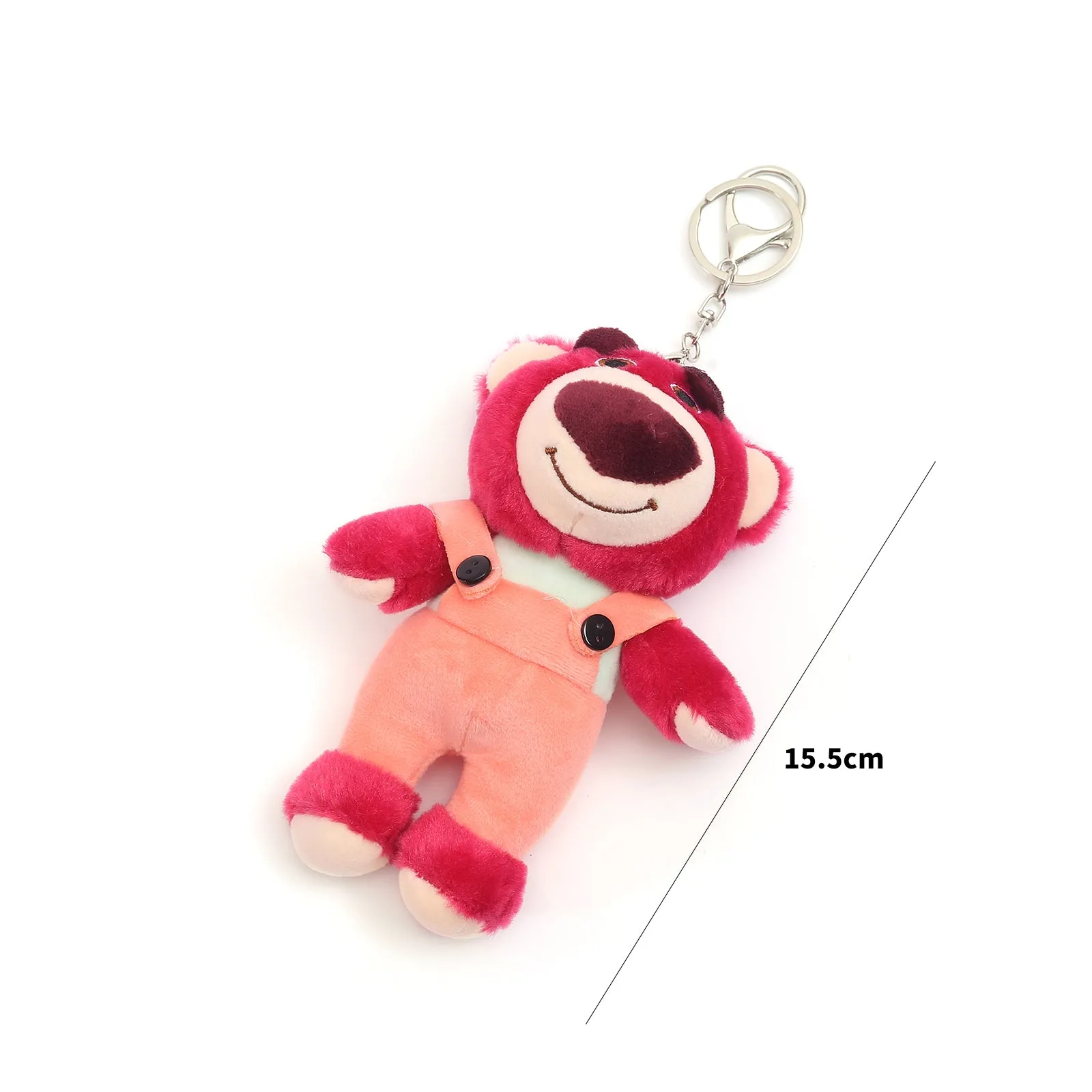 Cute Lotso Bear Soft-Toy Keychain.