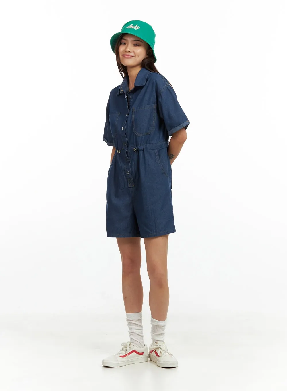 Denim Jumpsuit IU419