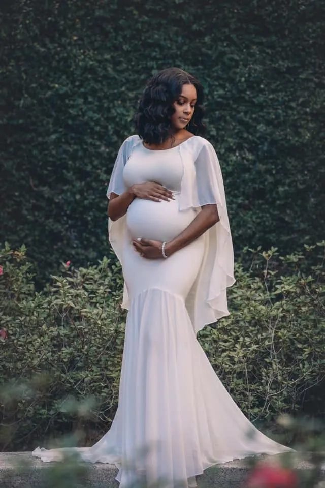 Designarche Cape Maternity Gown