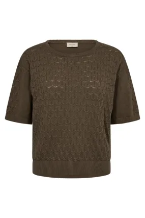 Dodo Pullover 204591 | Morel | Strik fra Freequent