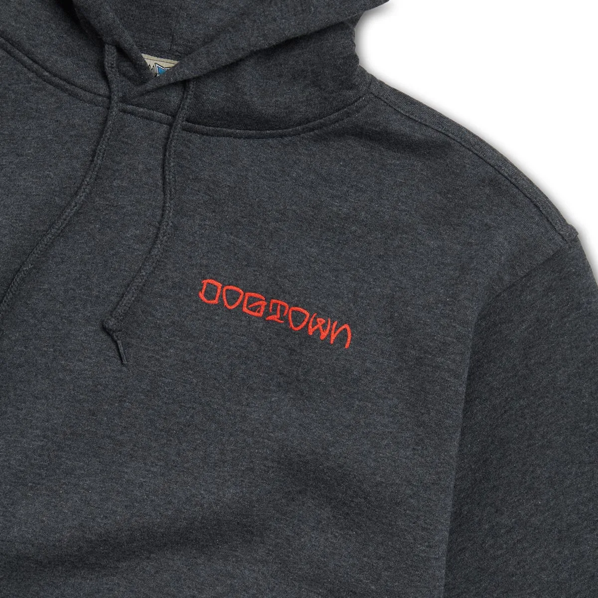 Dogtown Ese Cross 2 Logo Hoodie - Charocal