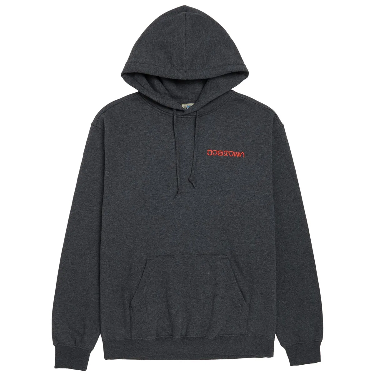 Dogtown Ese Cross 2 Logo Hoodie - Charocal