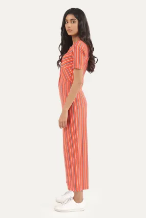 Drape Design Jumpsuit