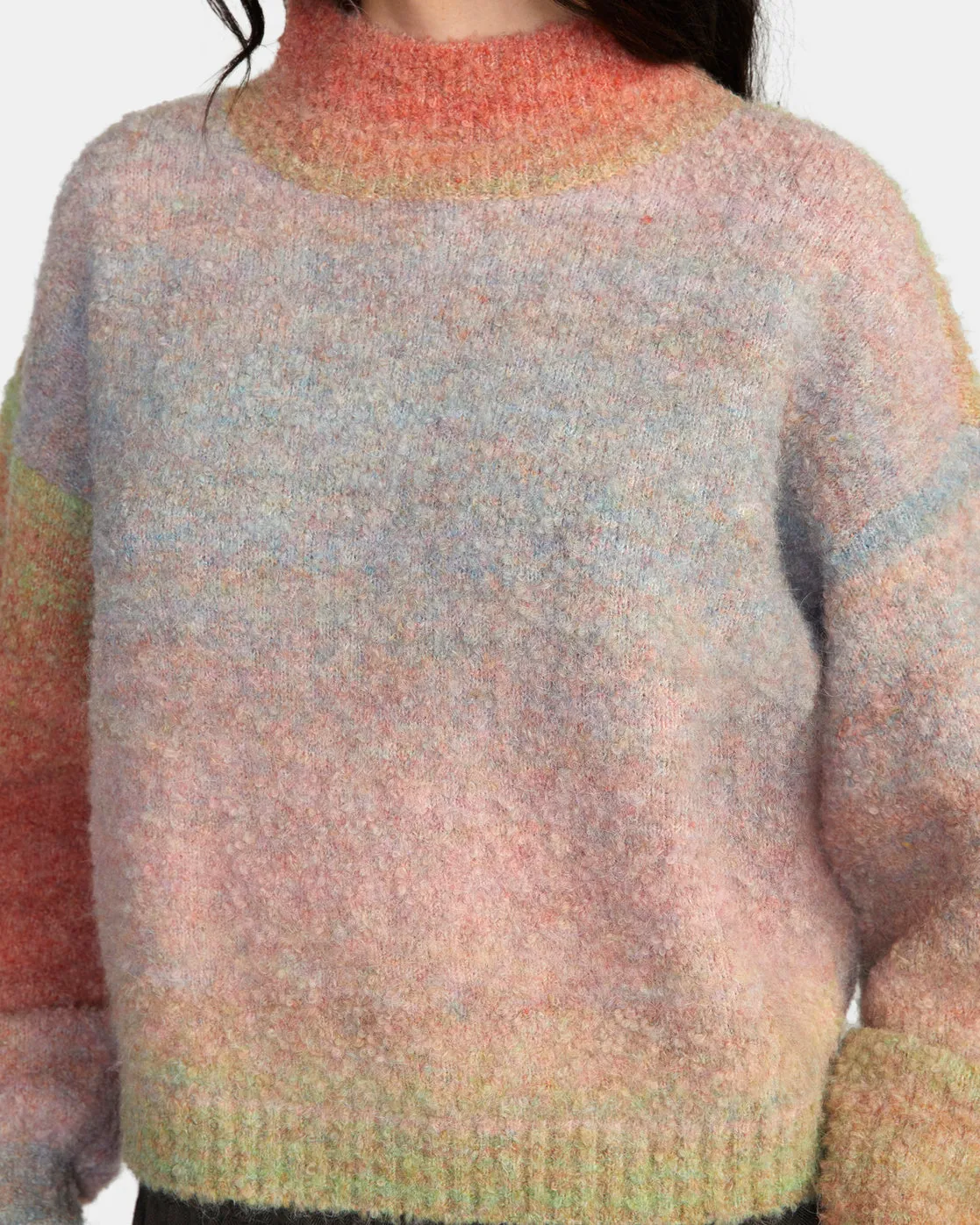 Dream Cycle Turtleneck Sweater - Apricot