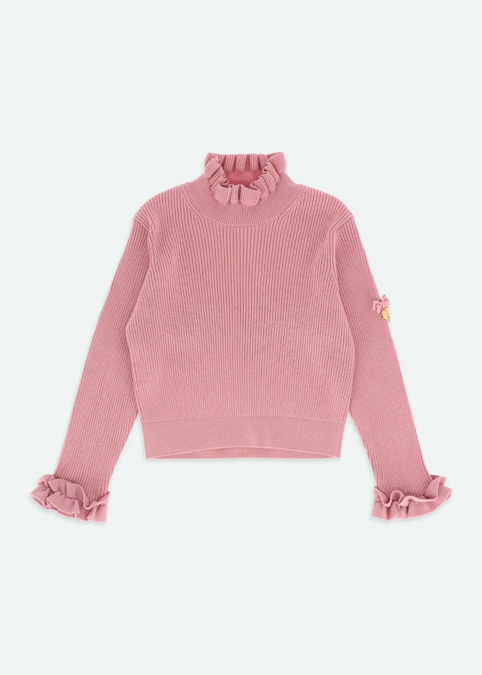 Elma Ribbed Jumper Tea Rose