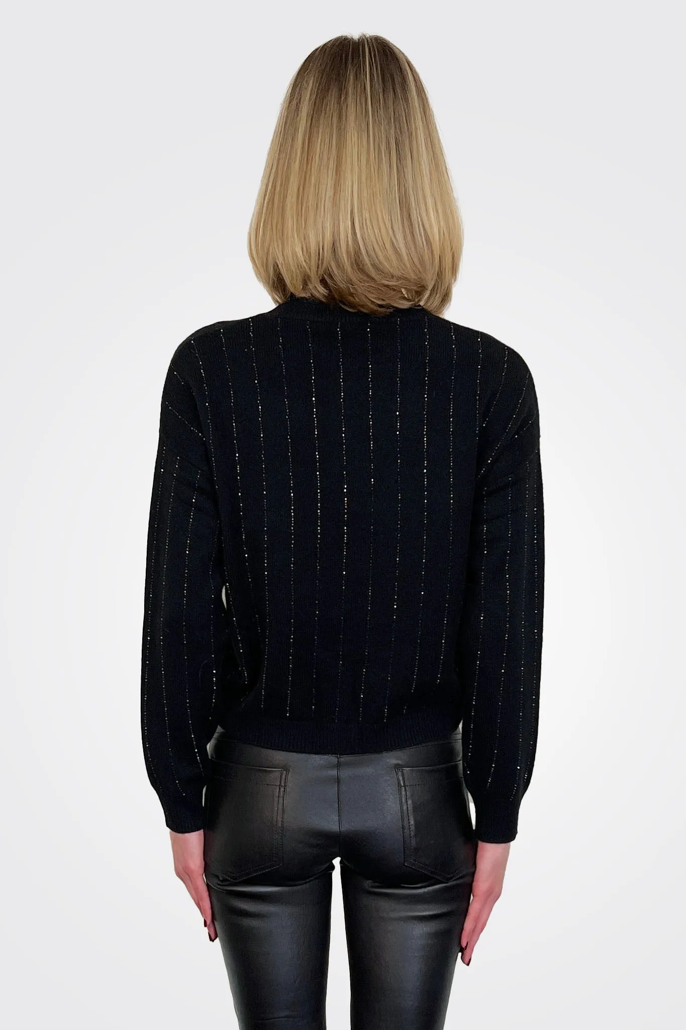 Embellished Sweater - Black